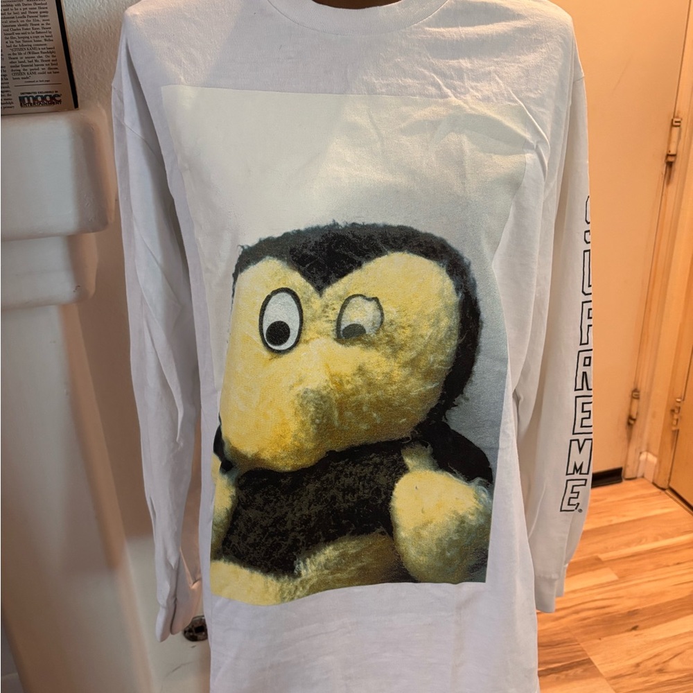 Supreme Mike Kelly Long Sleeve Shirt size medium good condition. A rare find! - Picture 3 of 7